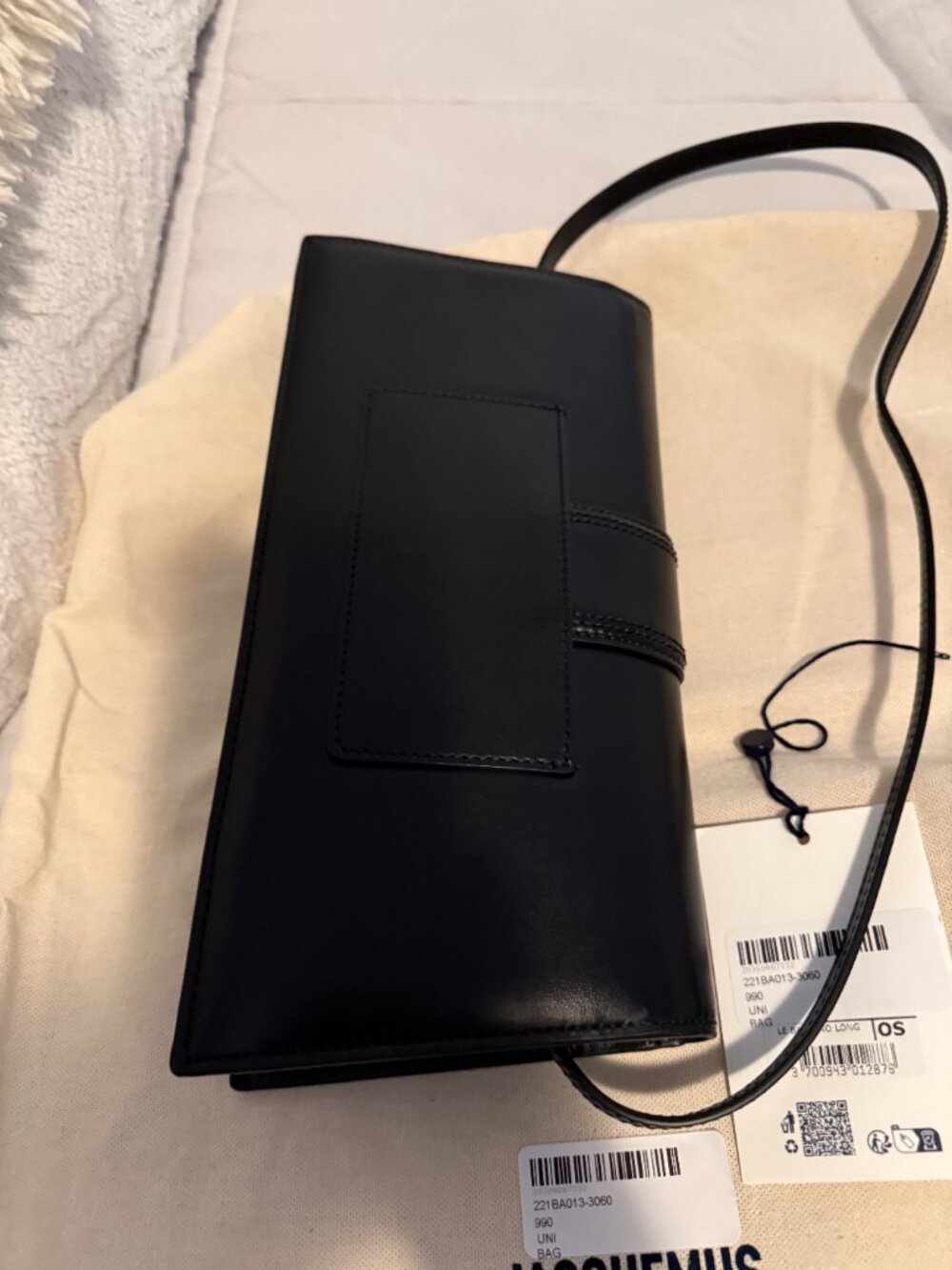 Jacquemus Le Bambino Long Leather Shoulder Bag - Picture 8 of 14